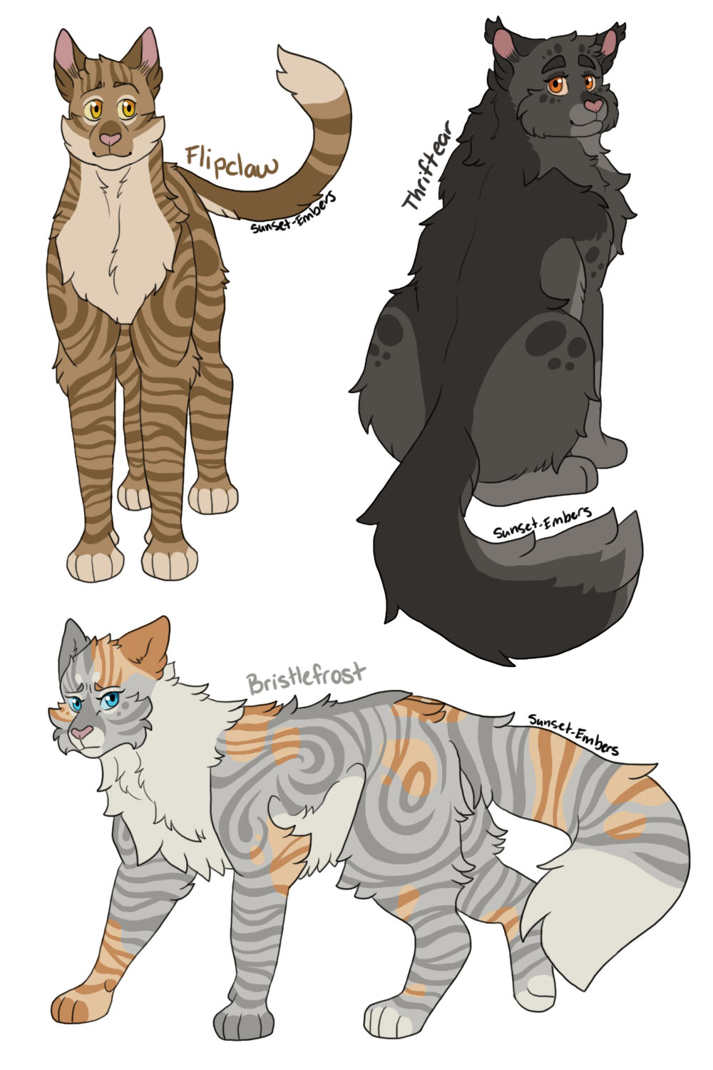Fernsong and Ivypool's kits by Sunset-Embers on DeviantArt
