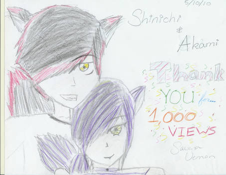 Shinichi+OC - 1000 views