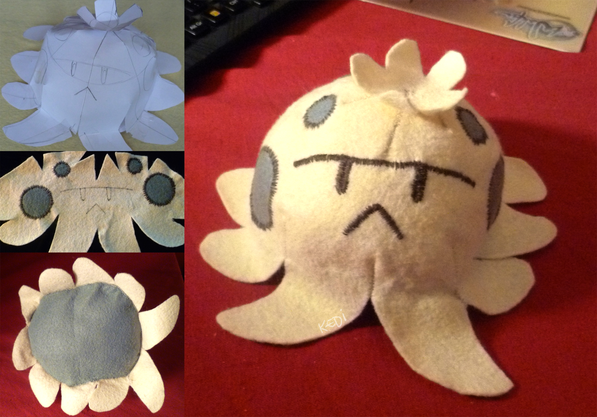 Shroomish - my first plush