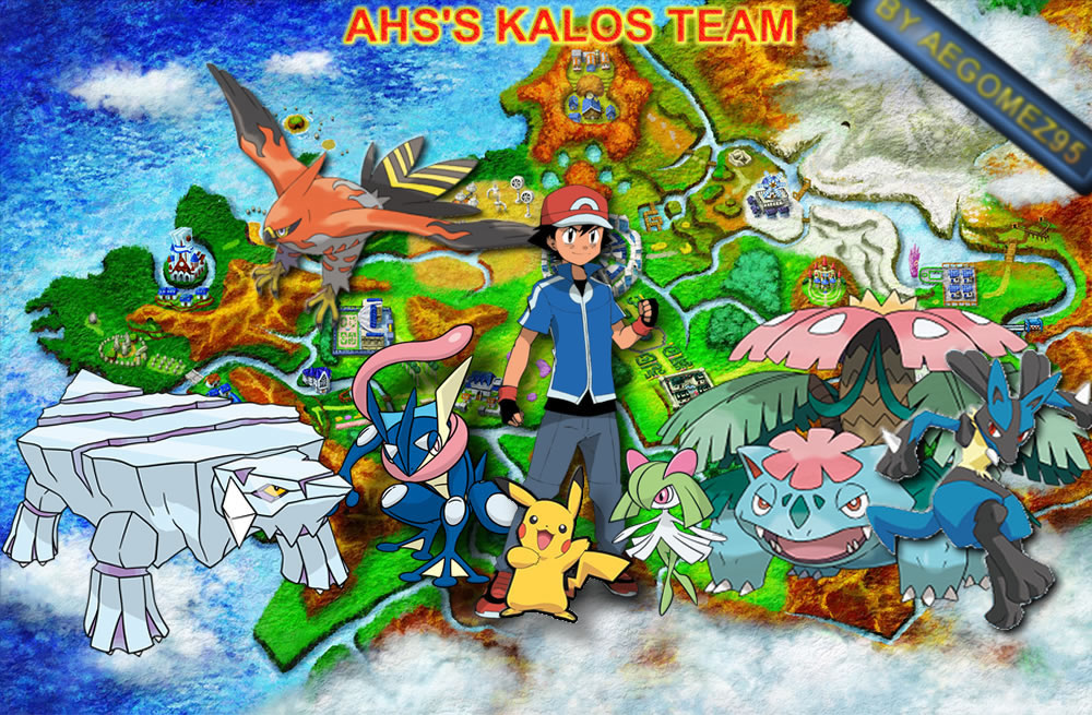 POKEMON - Ash's alola team ( theory ) by KallyxMansion55 on DeviantArt