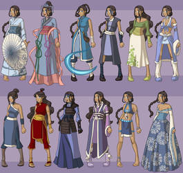 Katara's Fan Wardrobe