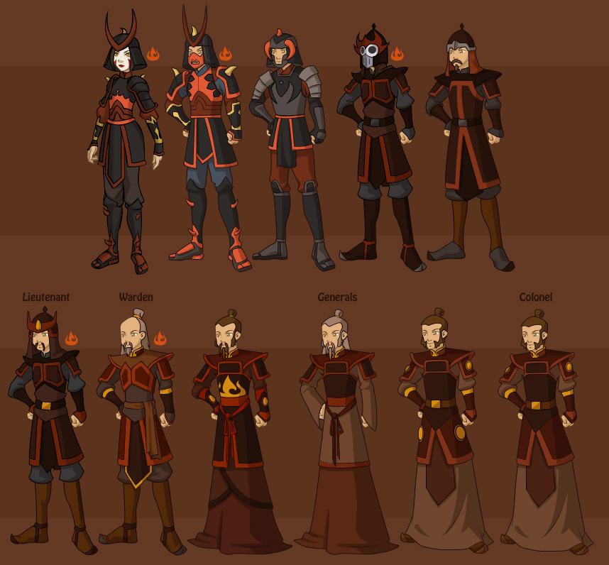Fire Nation Military by DressUp-Avatar on DeviantArt