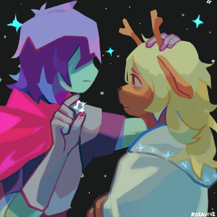 Delta Rune Snow Deltarune Snowgrave by rozaviye on DeviantArt