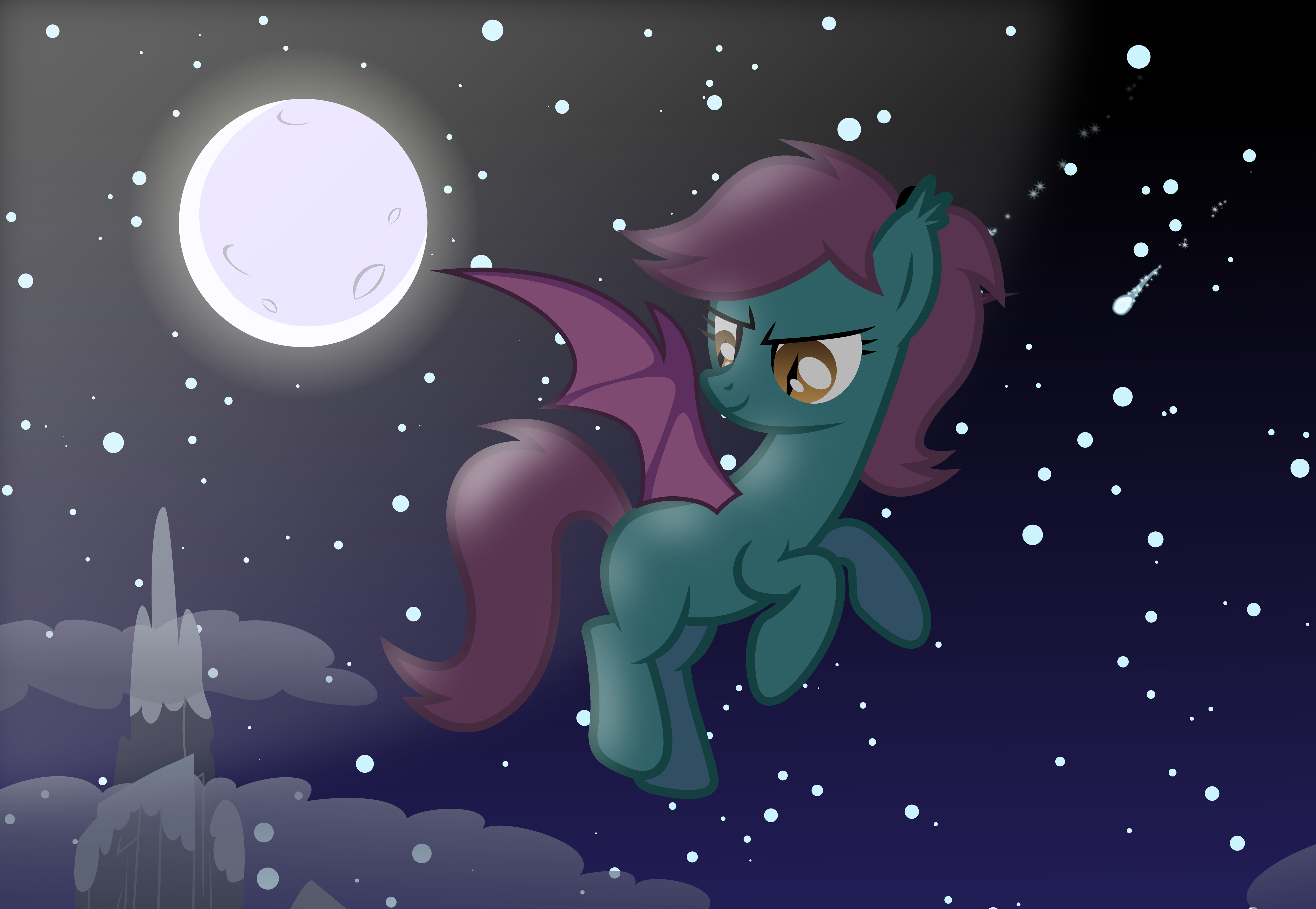 Moonlight Bat Pony - Weekly Request (Week 1)