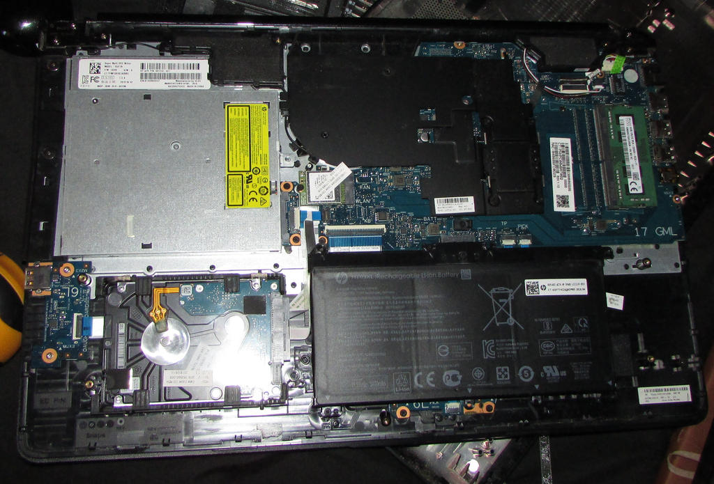 Inside of a 2018 HP laptop by CharukuNova on DeviantArt
