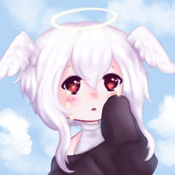 Sad angel