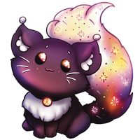 Magical firework kitty by manins
