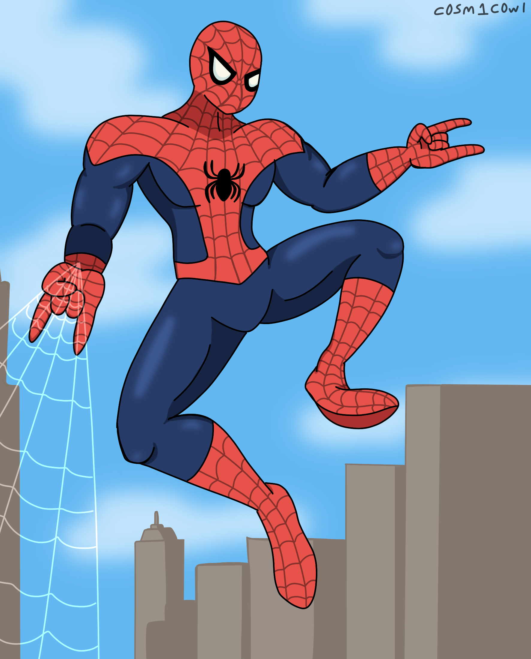 Your friendly neighborhood Spider-Man by c0sm1c0wl on DeviantArt