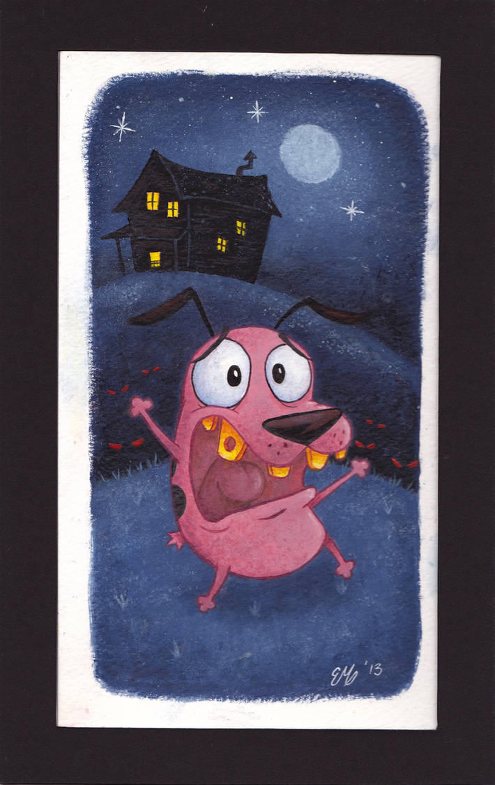 Courage the cowardly dog!! by Erick-Martinez5
