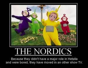 omg the nordics go teletubby *faints*