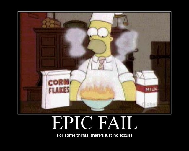 only homer could set cereal on fire with milk!