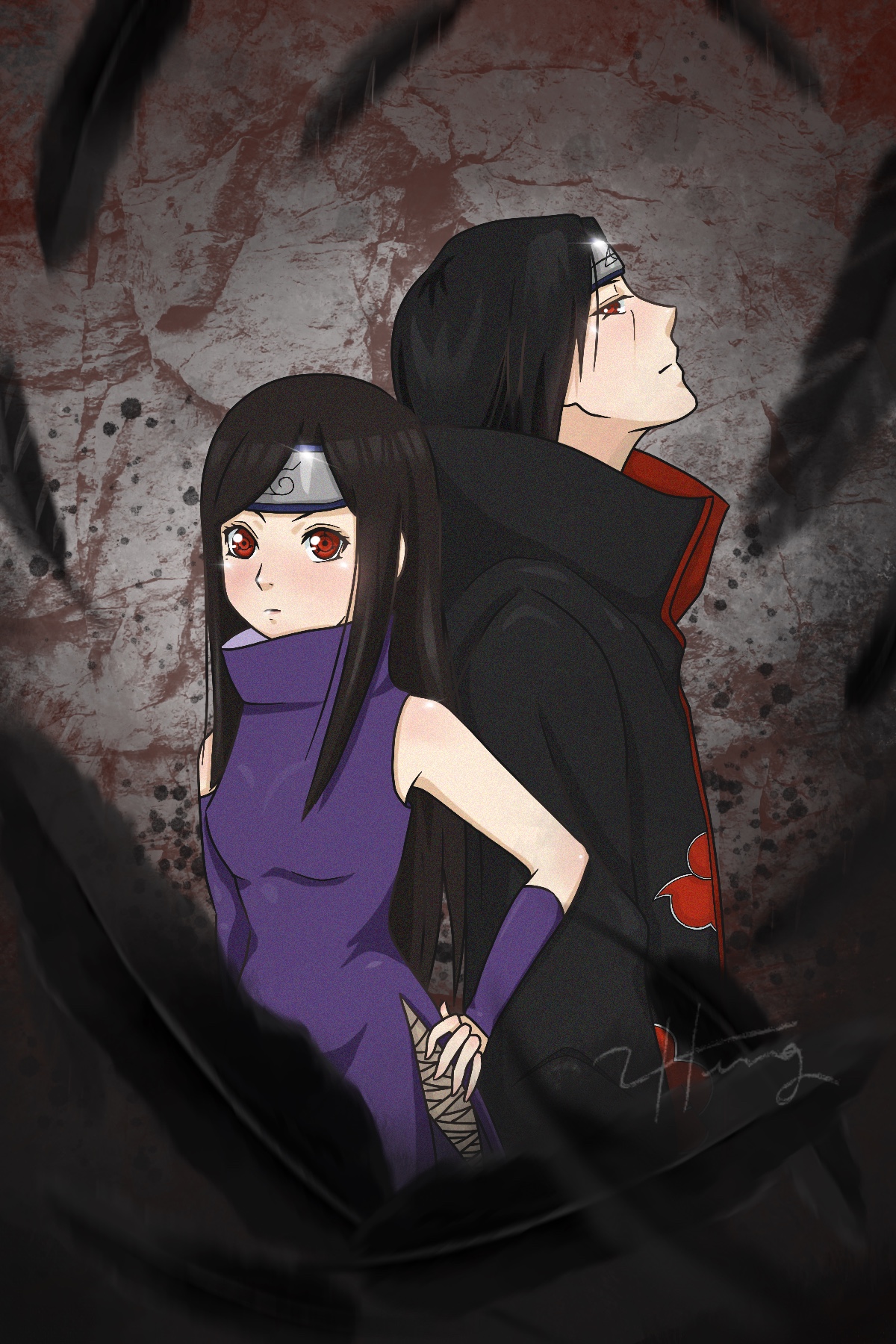 Itachi And Izumi Uchiha By Zhengrae On Deviantart
