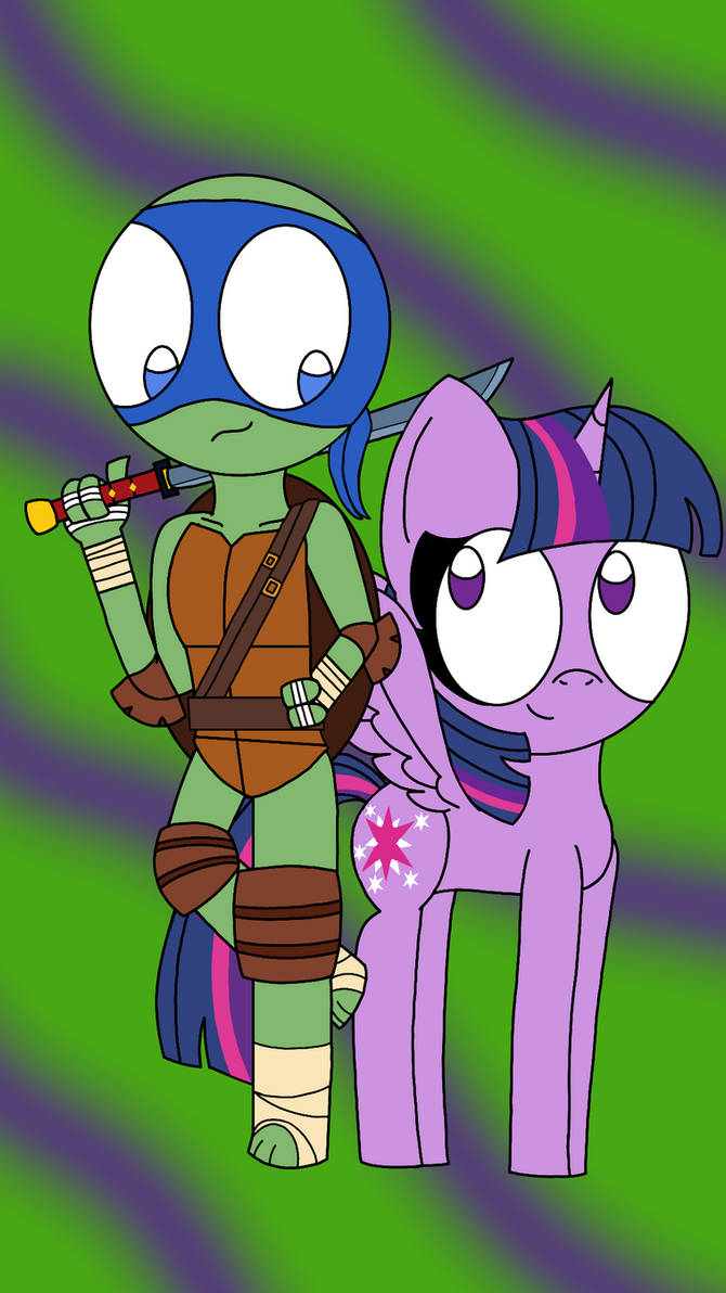 Tmnt Mlp (TMNT X MLP) Leo and Twilight sparkle by cotin2018 on DeviantArt