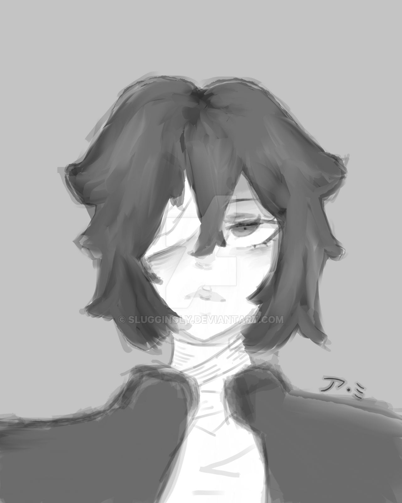mono pm Dazai by sluggingly on DeviantArt