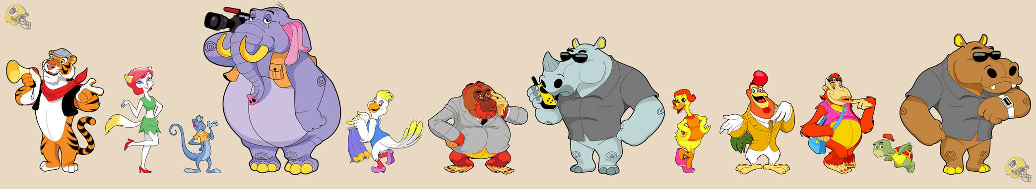 Some Cartoon Characters