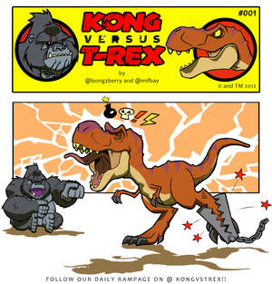 Kong VS T-Rex 001