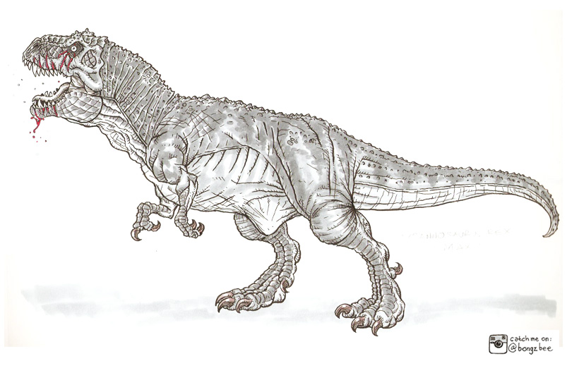 Tiranossauro Rex Small para colorir by PoccnnIndustriesPT on DeviantArt