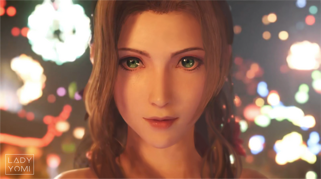 FFVII REMAKE: Aerith realistic painting!