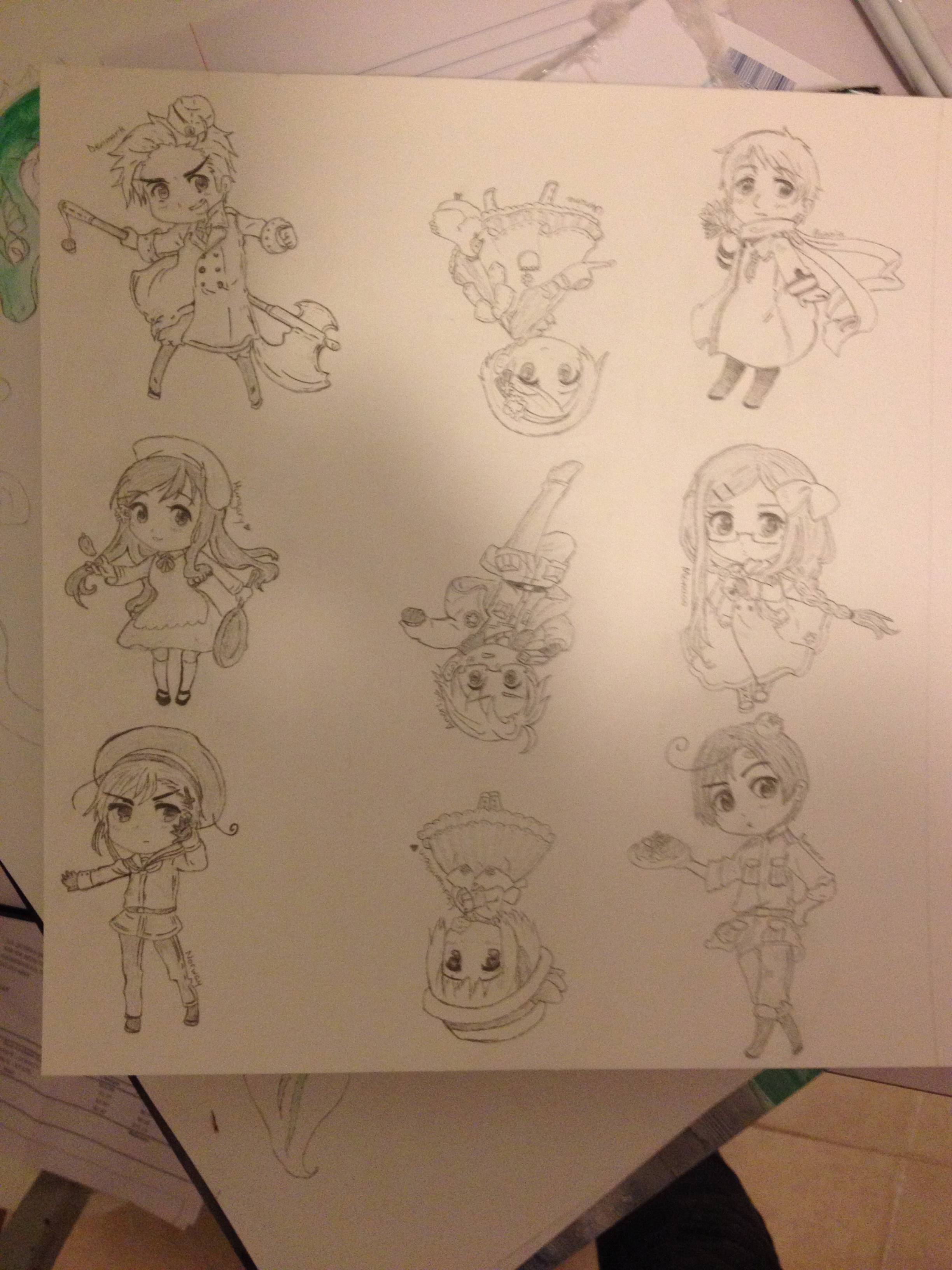 Some Hetalia Chibis