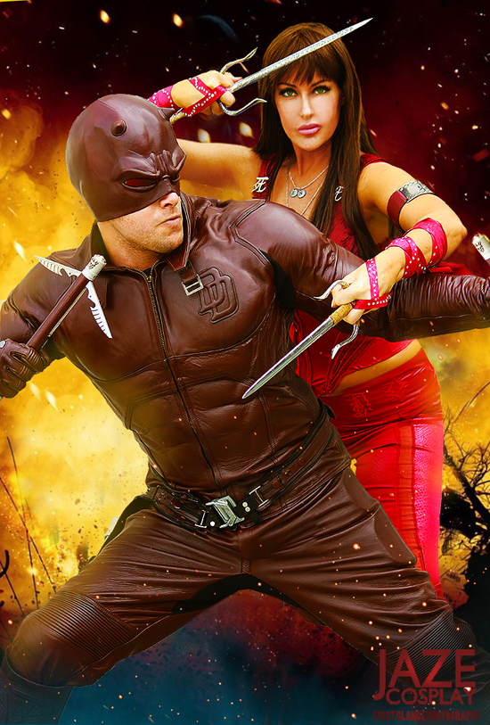 Daredevil and Elektra Cosplay