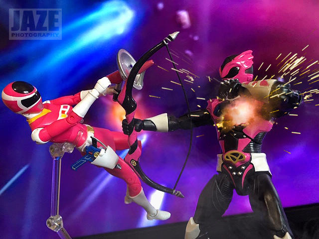 IN SPACE Pink Ranger vs Psycho Pink Ranger by captainjaze on DeviantArt