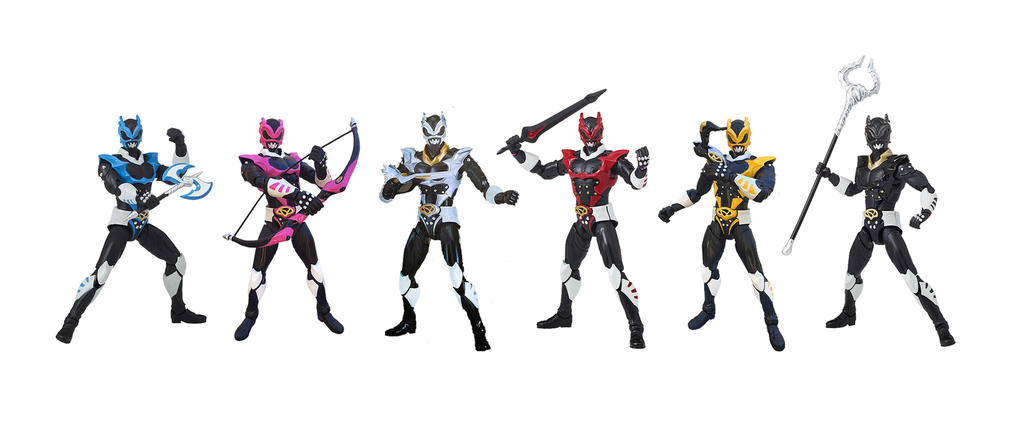 BANDAI Power Rangers Legacy Psycho Ranger Figures by captainjaze on DeviantArt