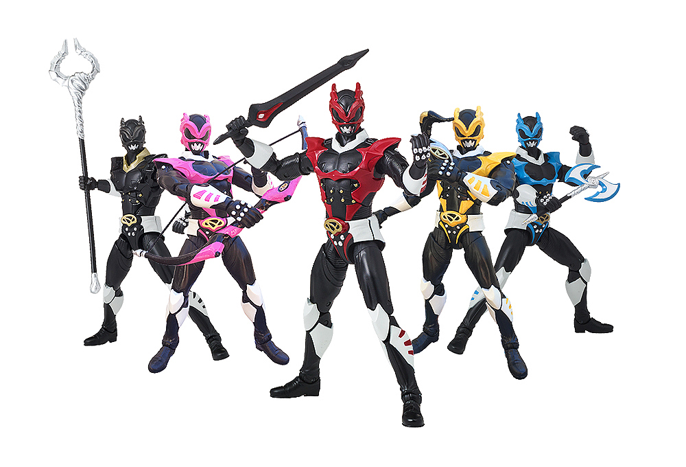 Psycho Ranger Figures Bandai SET by captainjaze on DeviantArt