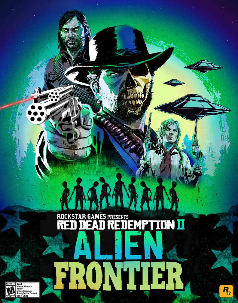 Red Dead Redemption 2: Alien Frontier Poster by captainjaze on DeviantArt