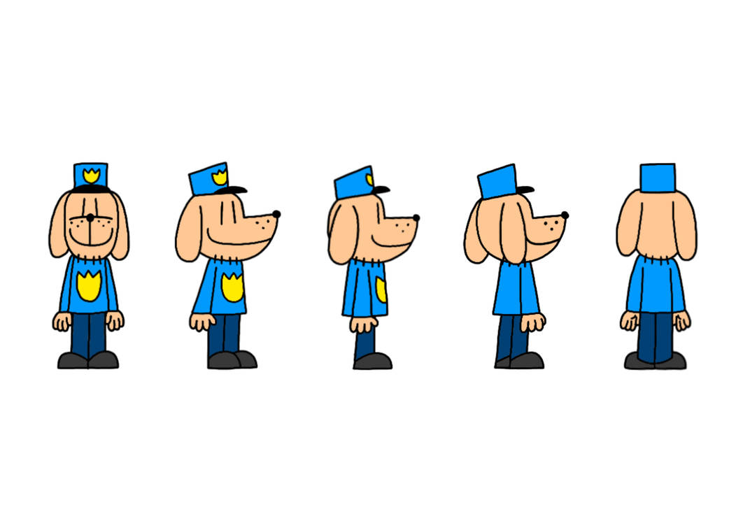 Dog Man Model Sheet (Pls Credit Me) by YOBOISTJ on DeviantArt