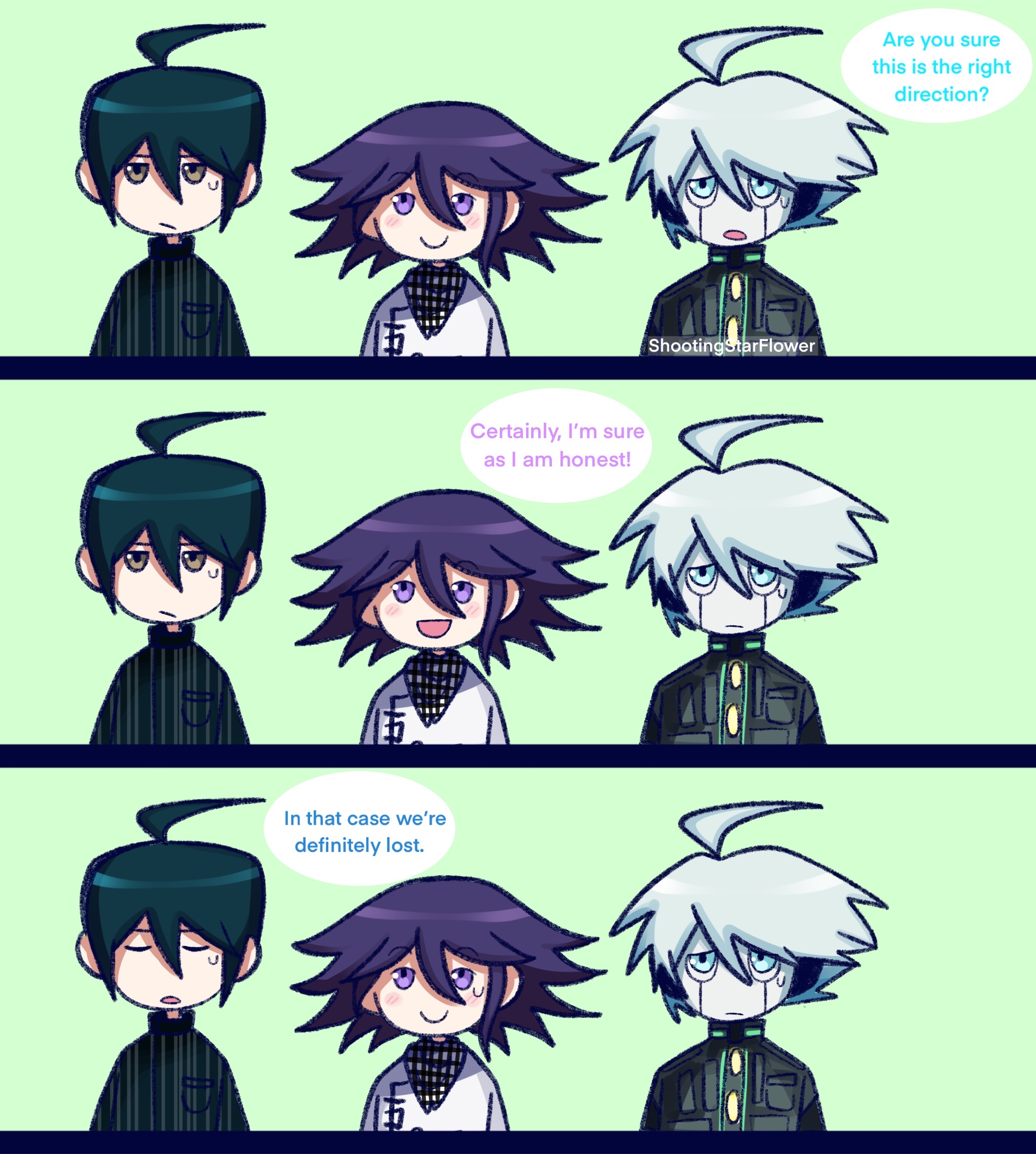 Lost danganronpa v3 comic by ShootingStarFlower on DeviantArt