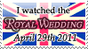 Royal Wedding 2011 Stamp by Lady-Zelda-of-Hyrule