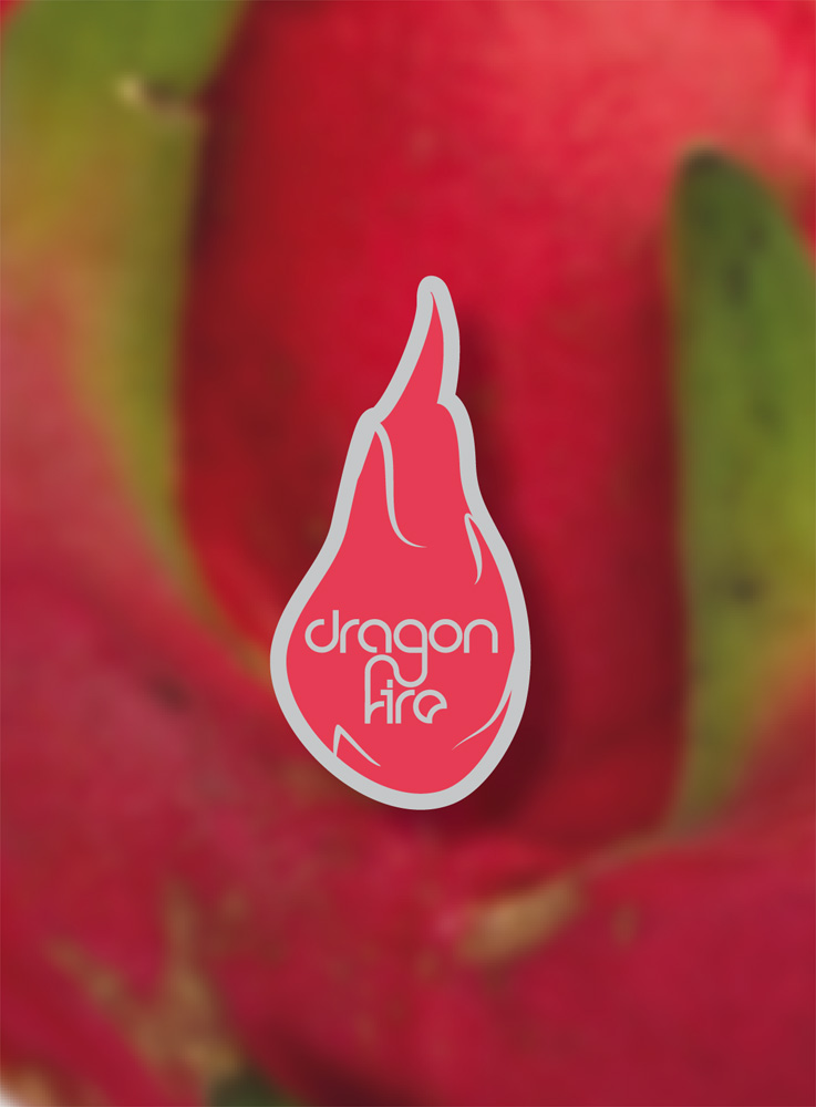 Dragon Fire Sticker Fruit