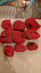 Motivational Stones - Red