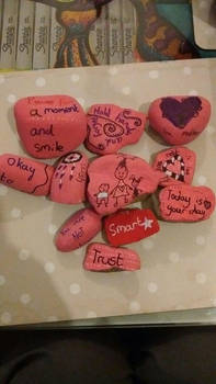 Motivational Stones - Pink