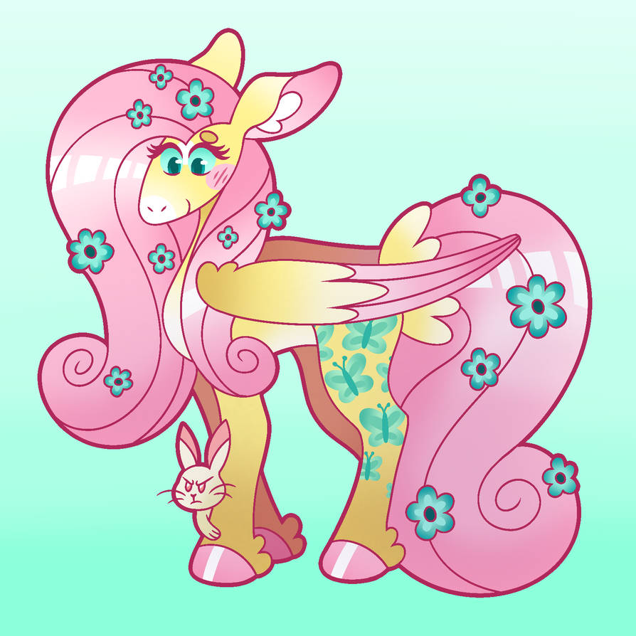 Fluttershy redesign - My little pony by AlmaDash on DeviantArt