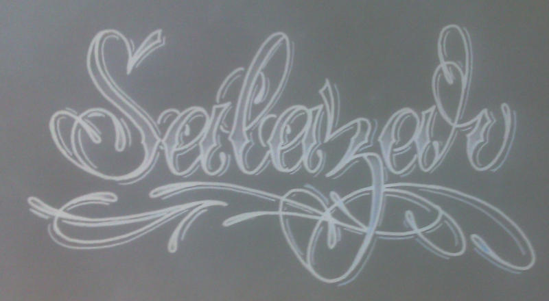 Salaiz Lettering commission - salazar by GeertY on DeviantArt