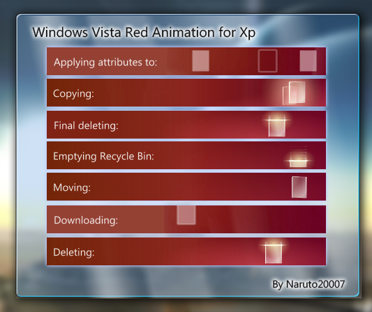 Windows Vista Animation - Red by naruto20007 on DeviantArt