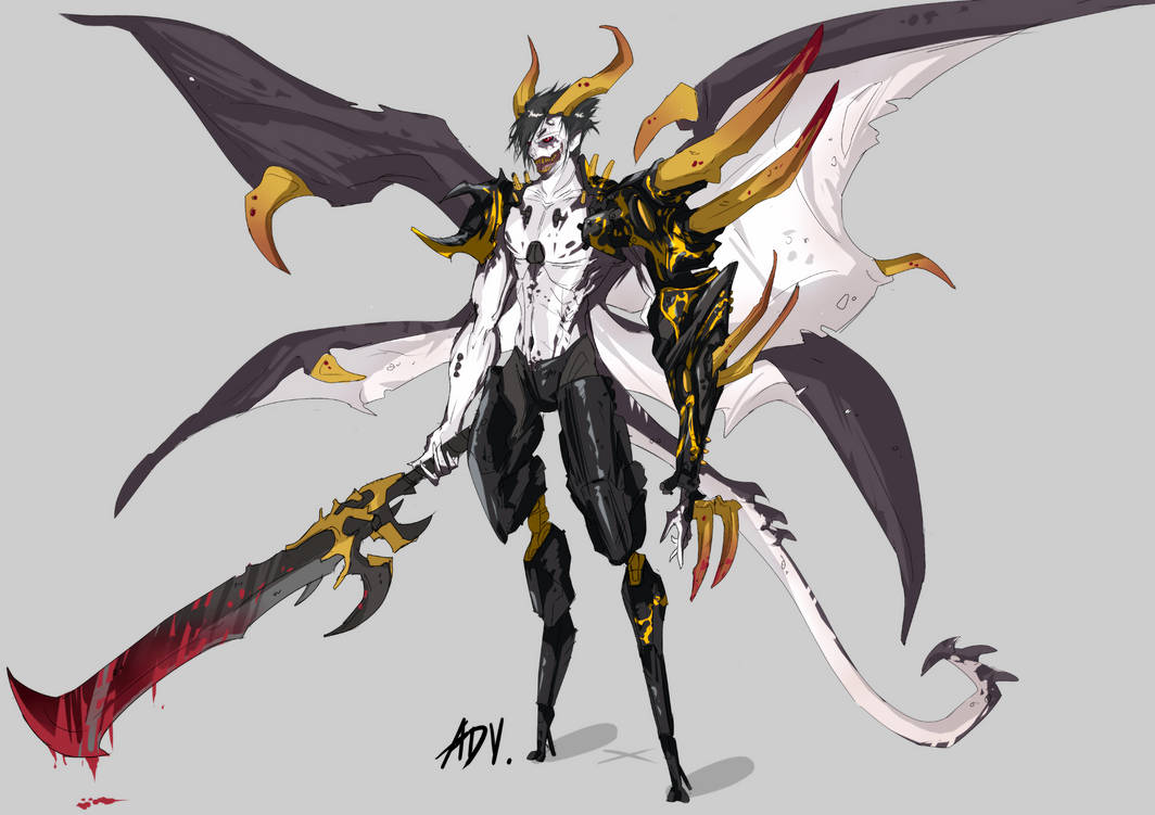 Demon - original character design by Advence on DeviantArt