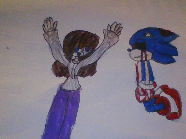 Amy and sonic exe. by Mellissafox9 on DeviantArt