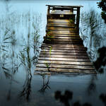 The blue pond 2... by ChristineAmat