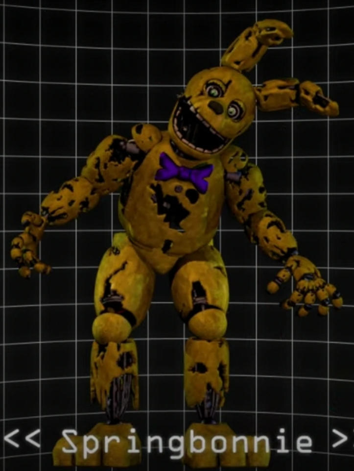 Spring Rabbit Fn Fnab 1 springbonnie by Mclsr on DeviantArt