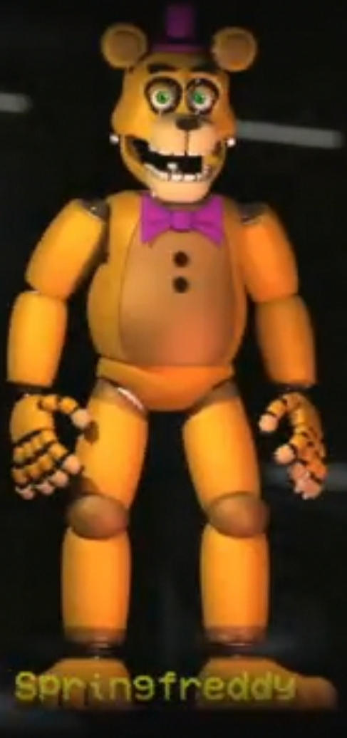 Spring Freddy Fredbear resorts springfreddy by Mclsr on DeviantArt