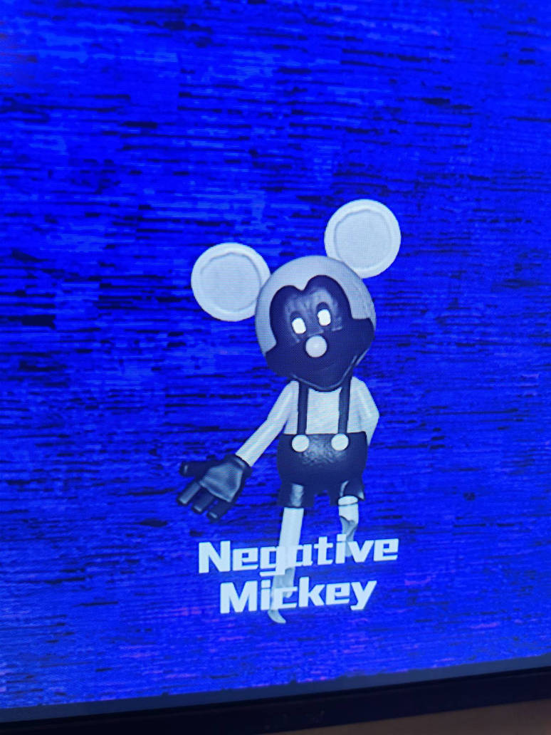 Negative mickey by Mclsr on DeviantArt