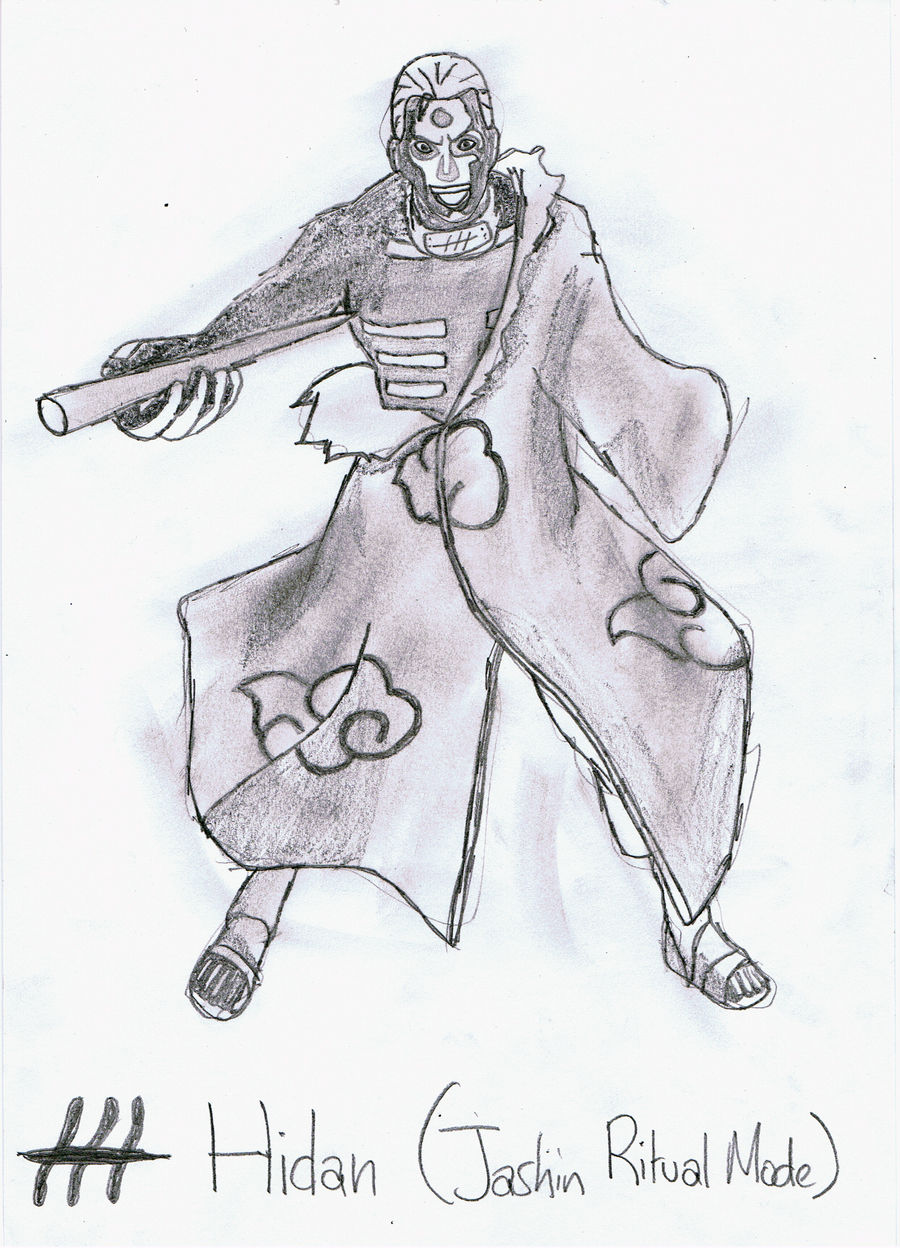 Hidan (Jashin Ritual Mode) by GeckoPutt on DeviantArt