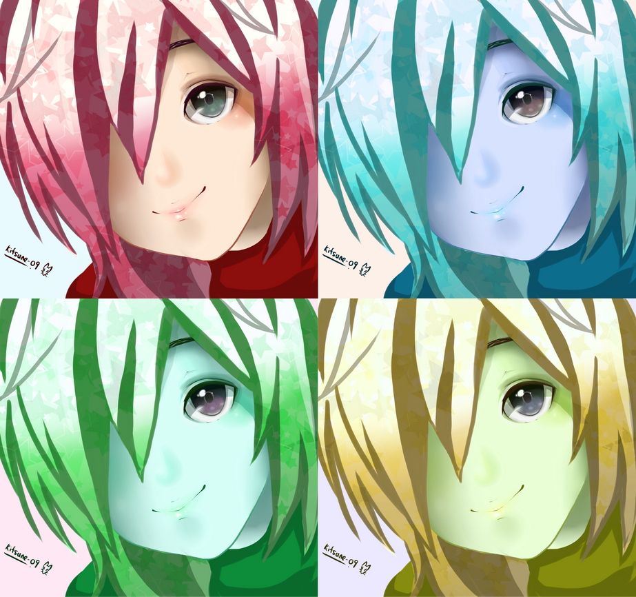 4 colors by Kitsune-09 on DeviantArt