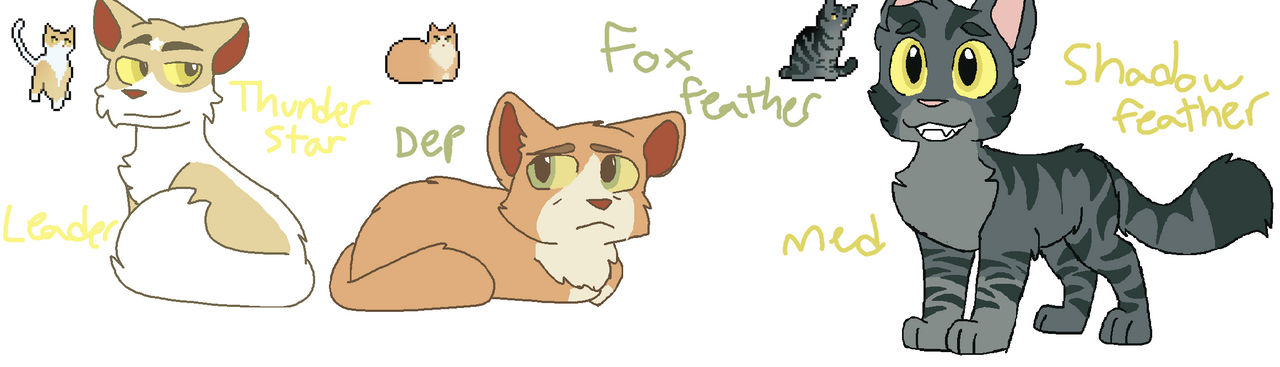 my clan gen high roles by FredbearGoCrunch on DeviantArt