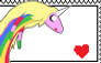 Lady Rainicorn Stamp