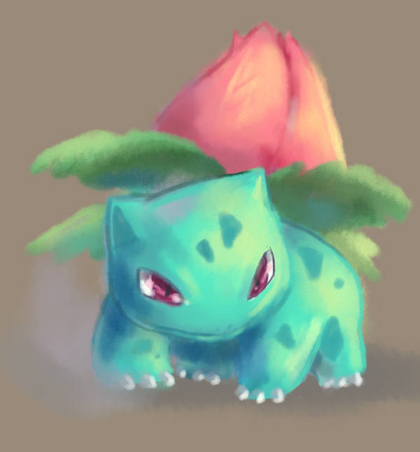 Ivysaur. by moxie2D