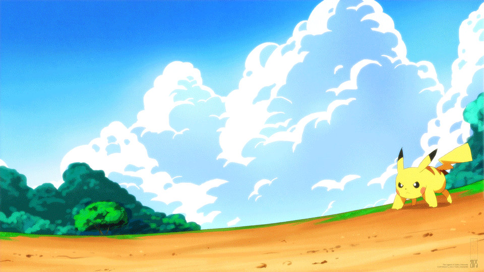 Pikachu - Quick Attack! :Animation: by moxie2D on DeviantArt