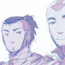 Book 2 - Aang and Sokka :Concept Sketch: